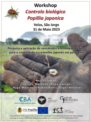  IPM-Popillia - divulgação do projeto de controlo biológico do escravelho japonês